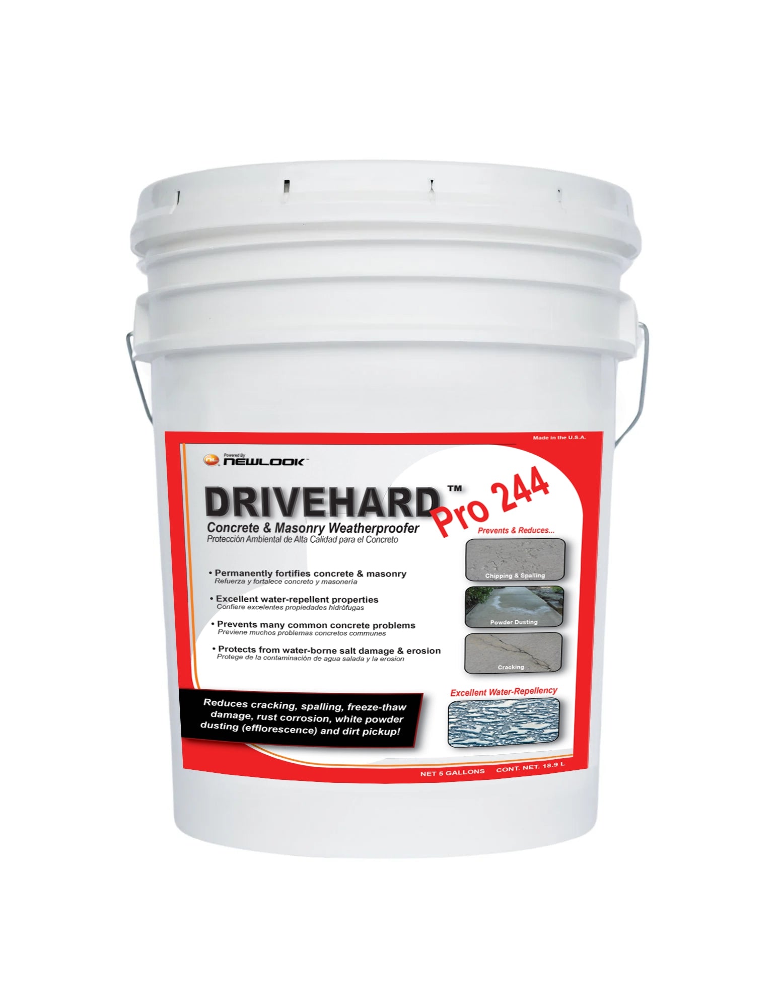 DriveHard Pro 244 | Premium Concrete & Masonry Weatherproofer – NewLook Int